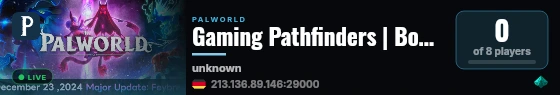 Gaming Pathfinders | Boosted |18+| Discord group only! live status badge