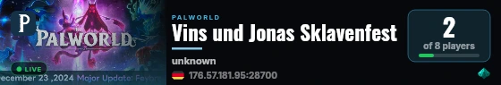 Vins und Jonas Sklavenfest live status badge