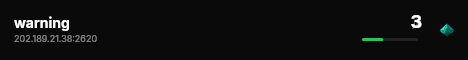 warning live status badge