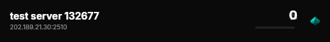test server 132677 live status badge