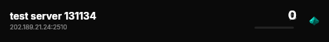 test server 131134 live status badge