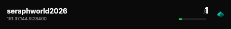 seraphworld2026 live status badge