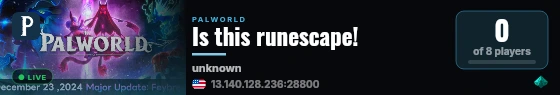 Is this runescape! live status badge