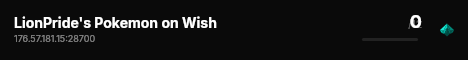 LionPride's Pokemon on Wish live status badge
