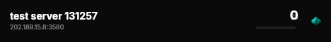 test server 131257 live status badge