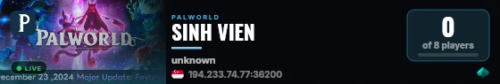 SINH VIEN live status badge