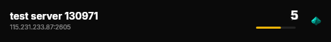 test server 130971 live status badge