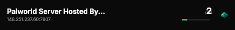 Palworld Server Hosted By Host Havoc live status badge