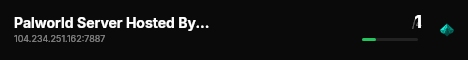 Palworld Server Hosted By Host Havoc live status badge
