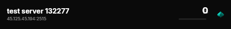 test server 132277 live status badge