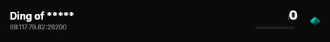 Ding of ***** live status badge