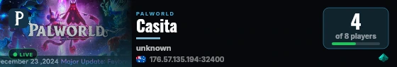 Casita live status badge