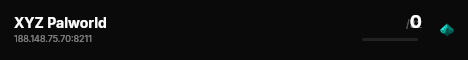 XYZ Palworld live status badge
