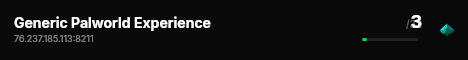 Generic Palworld Experience live status badge