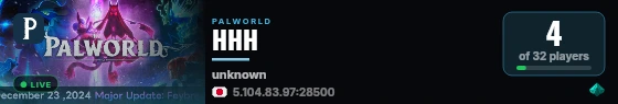 HHH live status badge