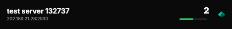 test server 132737 live status badge