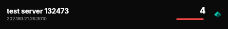 test server 132473 live status badge