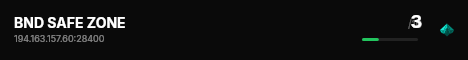 BND SAFE ZONE live status badge