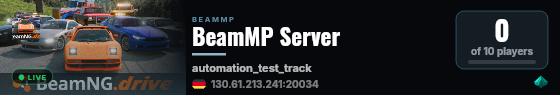 BeamMP Server live status badge