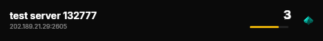 test server 132777 live status badge