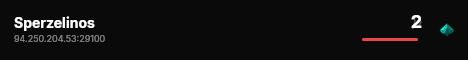 Sperzelinos live status badge