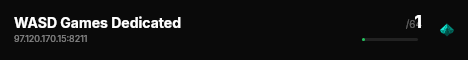WASD Games Dedicated live status badge