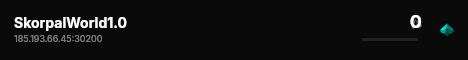 SkorpalWorld1.0 live status badge