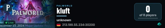 kluft live status badge