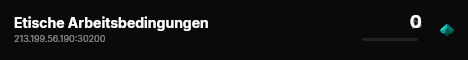 Etische Arbeitsbedingungen live status badge