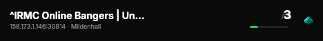 ^lRMC Online Bangers | Unlimited Bangers | Public 1 live status badge