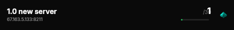 1.0 new server live status badge