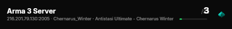 Arma 3 Server live status badge
