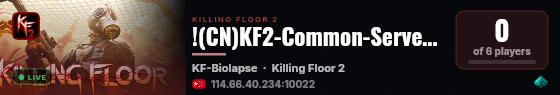 !(CN)KF2-Common-Server#22+Qqun1074014211 live status badge