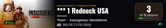 *** 1 Redneck USA live status badge