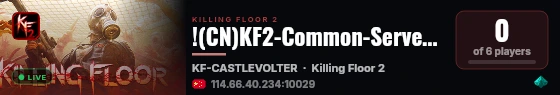 !(CN)KF2-Common-Server#29+Qqun1074014211 live status badge