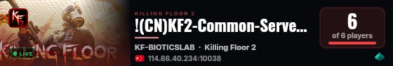 !(CN)KF2-Common-Server#38+Qqun1074014211 live status badge