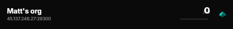 Matt's org live status badge