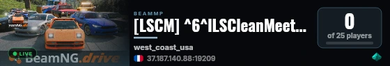 [LSCM] ^6^lLSCleanMeets 1^l^6｜^bdiscord.gg/lscleanmeets^b live status badge