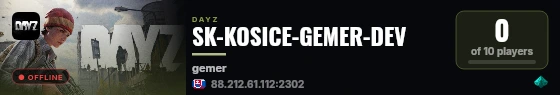 SK-KOSICE-GEMER-DEV live status badge