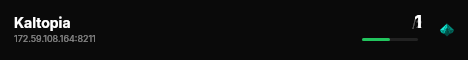 Kaltopia live status badge