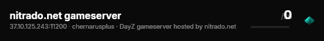 nitrado.net gameserver live status badge