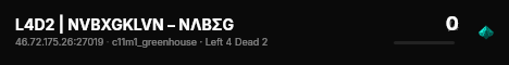 L4D2 | NVBXGKLVN – ΝΛΒΣG live status badge
