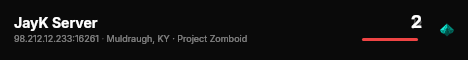JayK Server live status badge