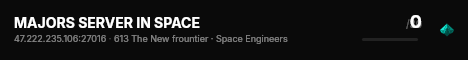 MAJORS SERVER IN SPACE live status badge