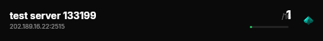 test server 133199 live status badge