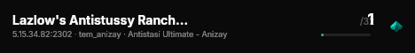 Lazlow's Antistussy Ranch - AU Anizay CUP ACE QoL live status badge