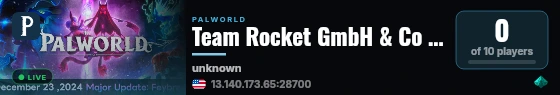 Team Rocket GmbH & Co KG live status badge