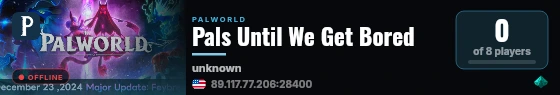 Pals Until We Get Bored live status badge