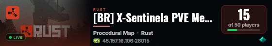 [BR] X-Sentinela PVE Mensal live status badge