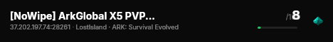 [NoWipe] ArkGlobal X5 PVP+ [NoMods] LostIsland - (v361.7) live status badge